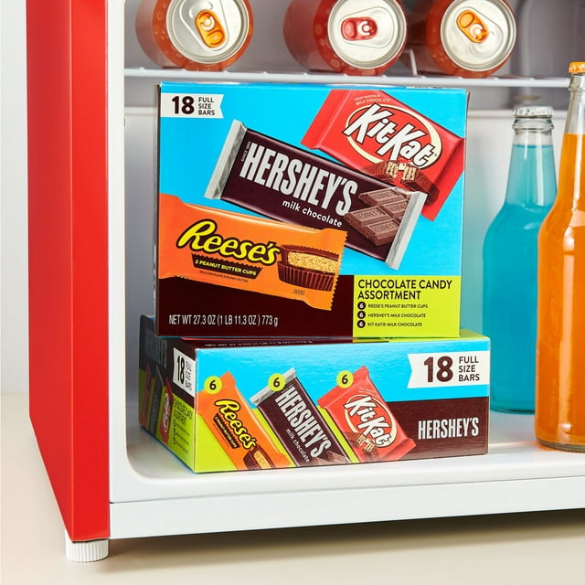Hershey's, Kit Kat® And Reese's Assorted Milk Chocolate Candy, Variety Box 27.3 oz, 18 Count