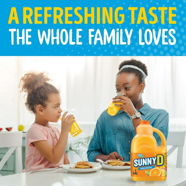 SunnyD Cytrus Punch 100% Vitamin C Tangy Original, 1 Gallon, 128 Fl. Oz.