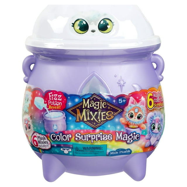 Magic Mixies Color Surprise Magic Purple Cauldron, Colors and Styles May Vary, Ages 5+