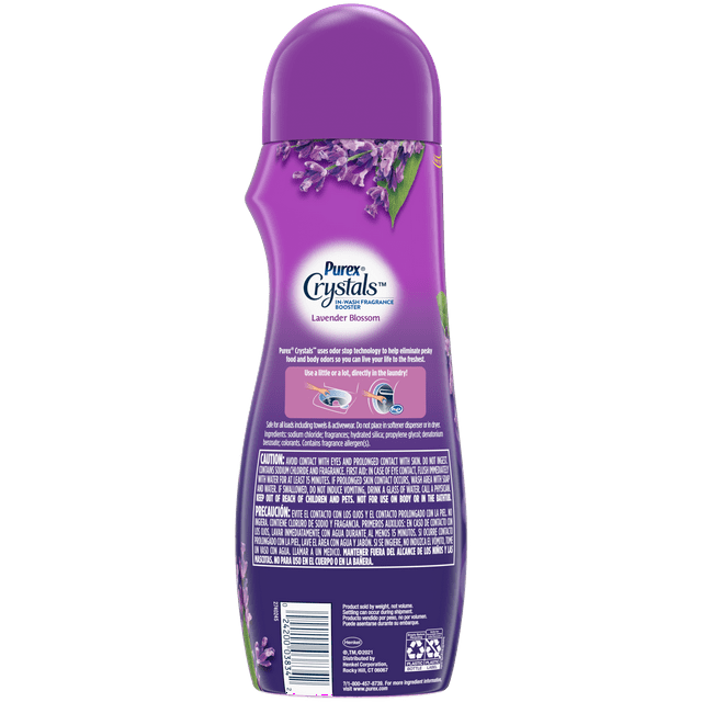 Purex Crystals In-Wash Fragrance and Scent Booster, Lavender Blossom, 21 Ounce
