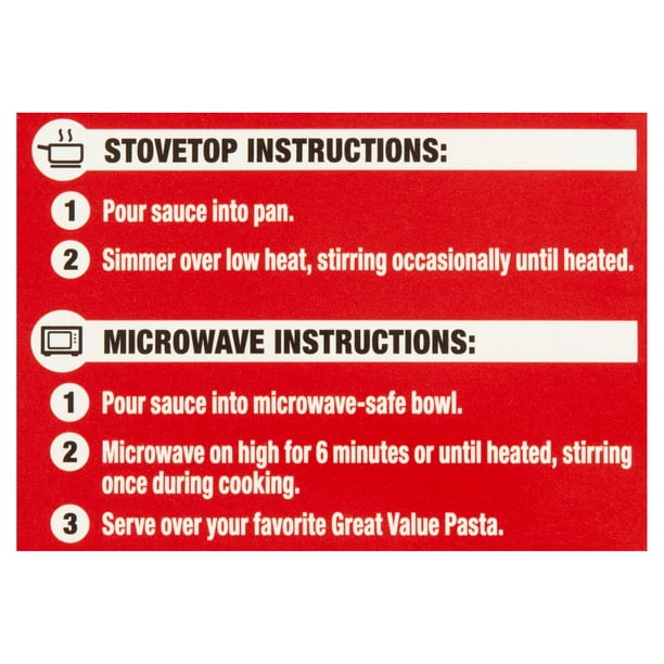 Great Value Traditional Pasta Sauce, 24 oz