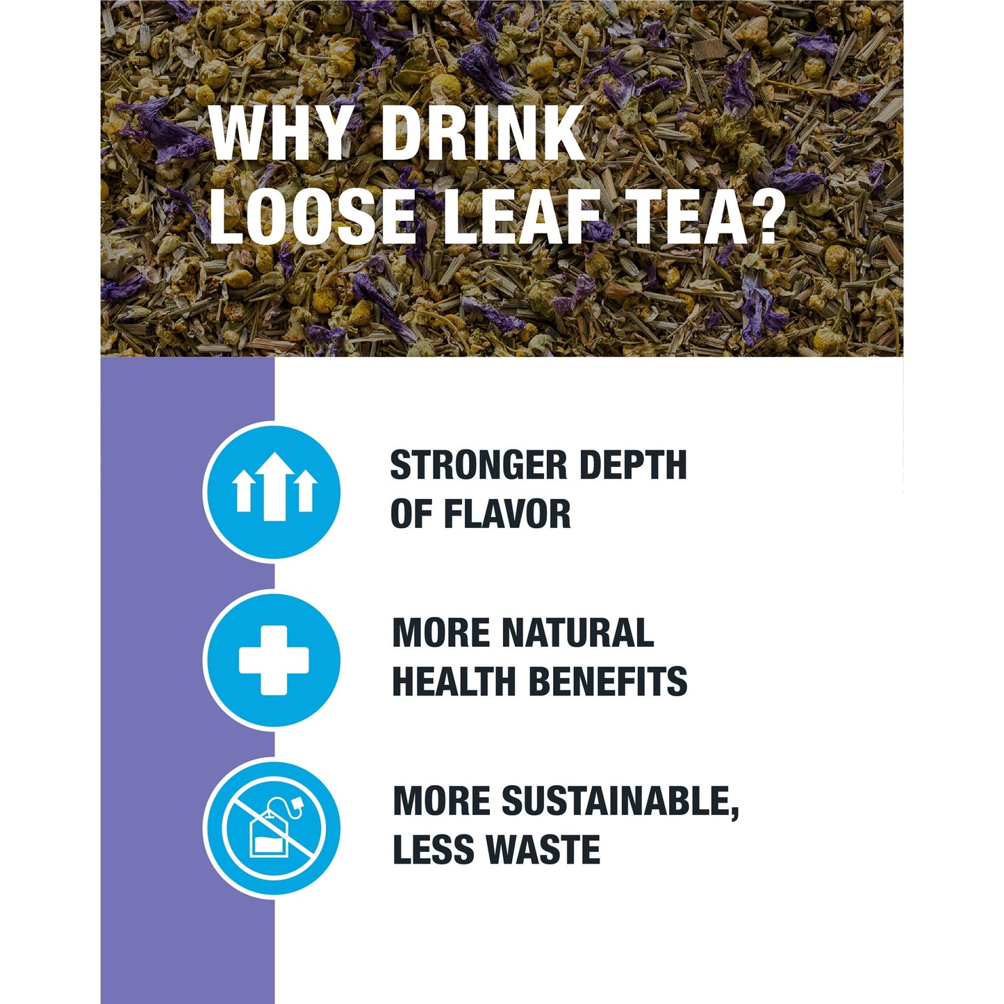 Tiesta Tea - Lavender Chamomile, Relaxer Loose Leaf Herbal Tea, Caffeine Free, GMO-Free, 2oz Canister