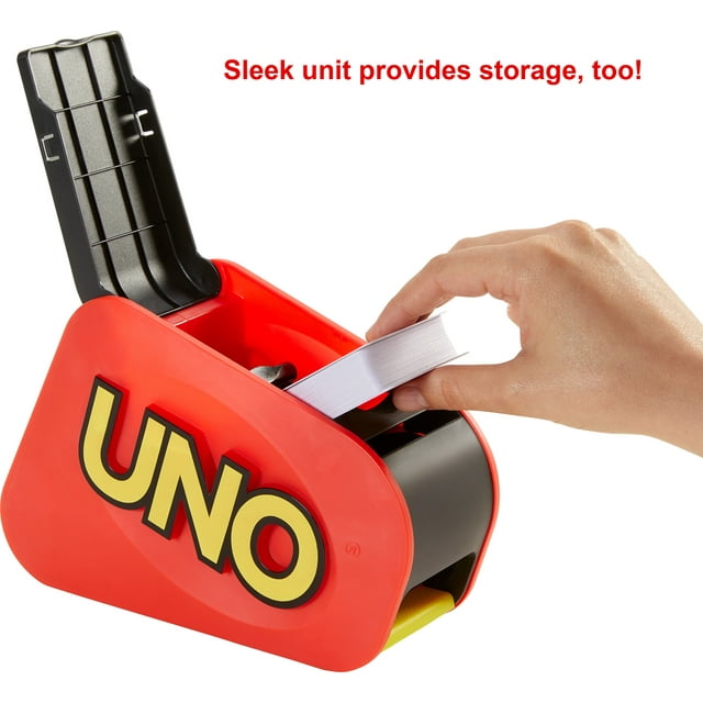 UNO Attack Card Game for Family Night with Card Launcher Featuring Lights  and Sounds