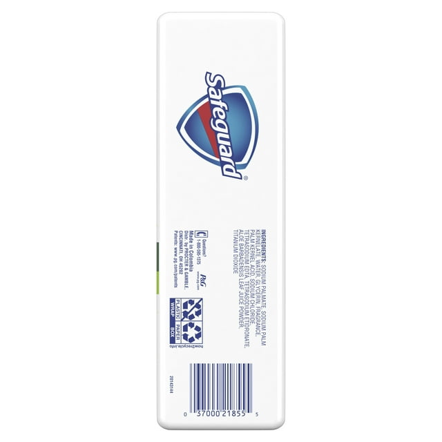 Safeguard Bar Soap Fresh Clean Scent with Aloe, 4oz (8 Count)