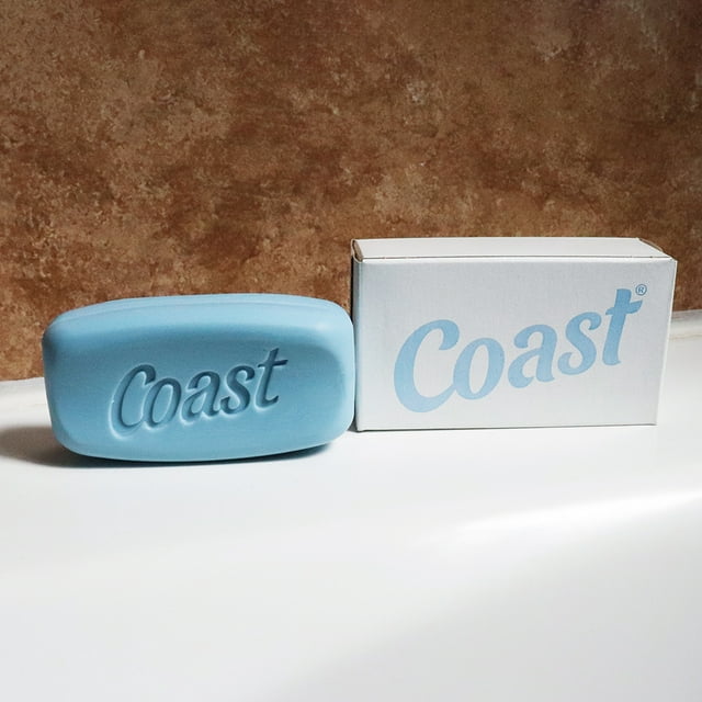 Coast Refreshing Deodorant Bar Soap, Classic Scent, 3.2 oz, 8 Bars