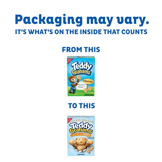 Teddy Grahams Honey Graham Snacks, 10 oz