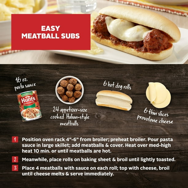 Hunt's Garlic & Herb Pasta Sauce, 100% Natural Tomato Sauce, 24 Oz Can