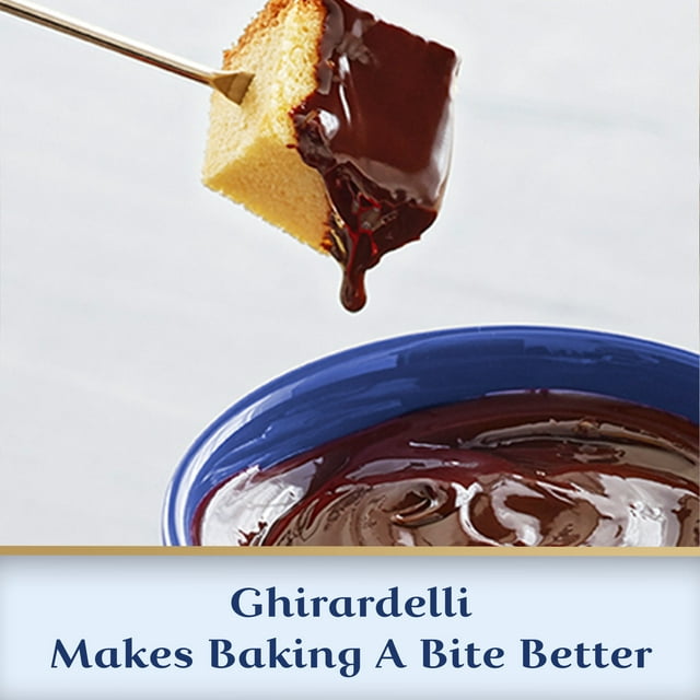 GHIRARDELLI Dark Chocolate Flavored Melting Wafers, 10 oz Bag