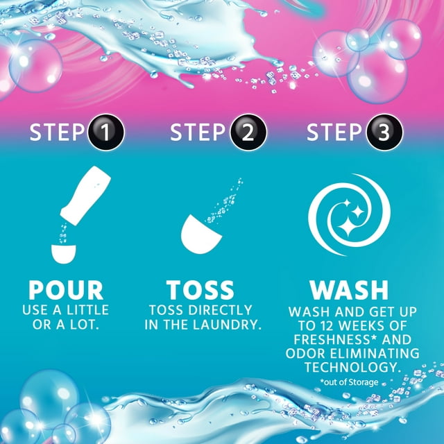 Purex Crystals In-Wash Fragrance and Scent Booster, Fresh Vibes, 21 Ounce