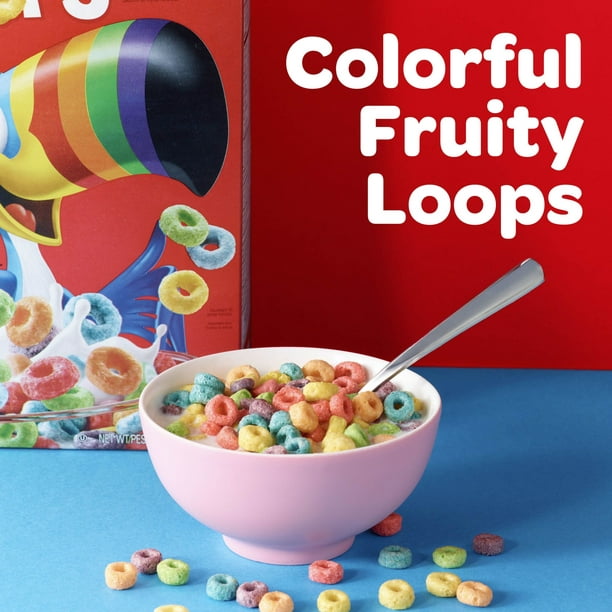 Kellogg's Froot Loops Original Breakfast Cereal, 10.1 oz