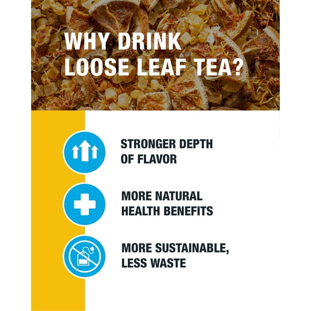 Tiesta Tea - Maui Mango, Immunity Loose Leaf Fruit Tea, Caffeine Free, GMO-Free, 2.2oz Pouch