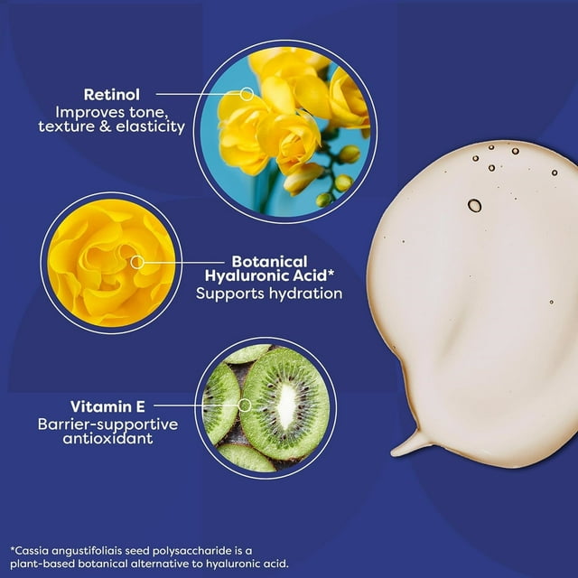 TruSkin Retinol Serum for Face – Gentle Anti-Aging Serum with Retinol, Hyaluronic Acid, 1 fl oz