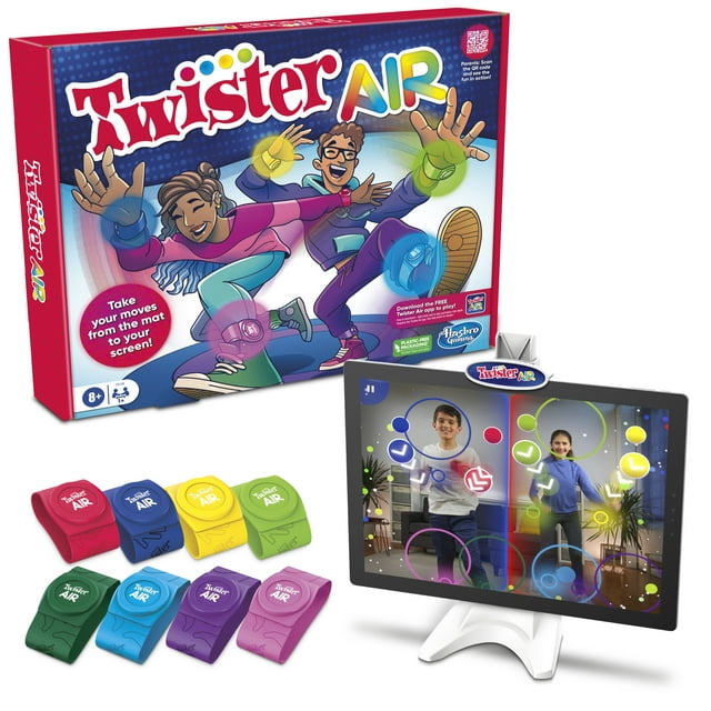 Twister Air Game, AR Twister App Play Game, Links to Smart Devices, Active Games, Ages 8+