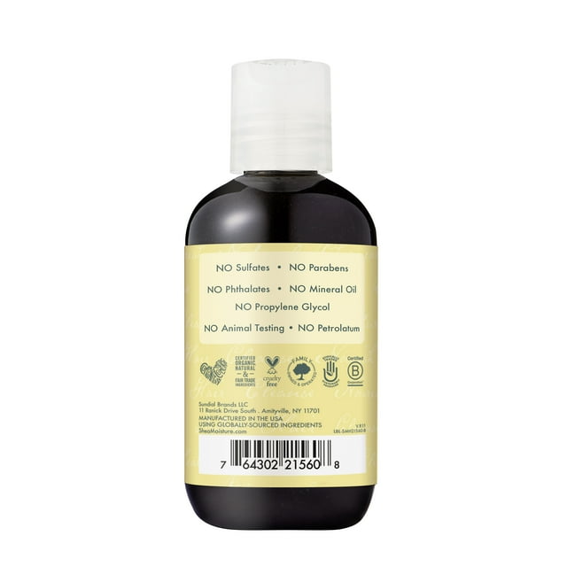 SheaMoisture Jamaican Black Castor Oil Clarifying Nourishing Daily Shampoo, 3.2 fl oz