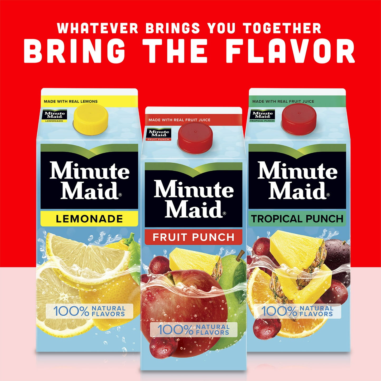 Minute Maid Tropical Fruit Punch Drink, 59 fl oz Carton