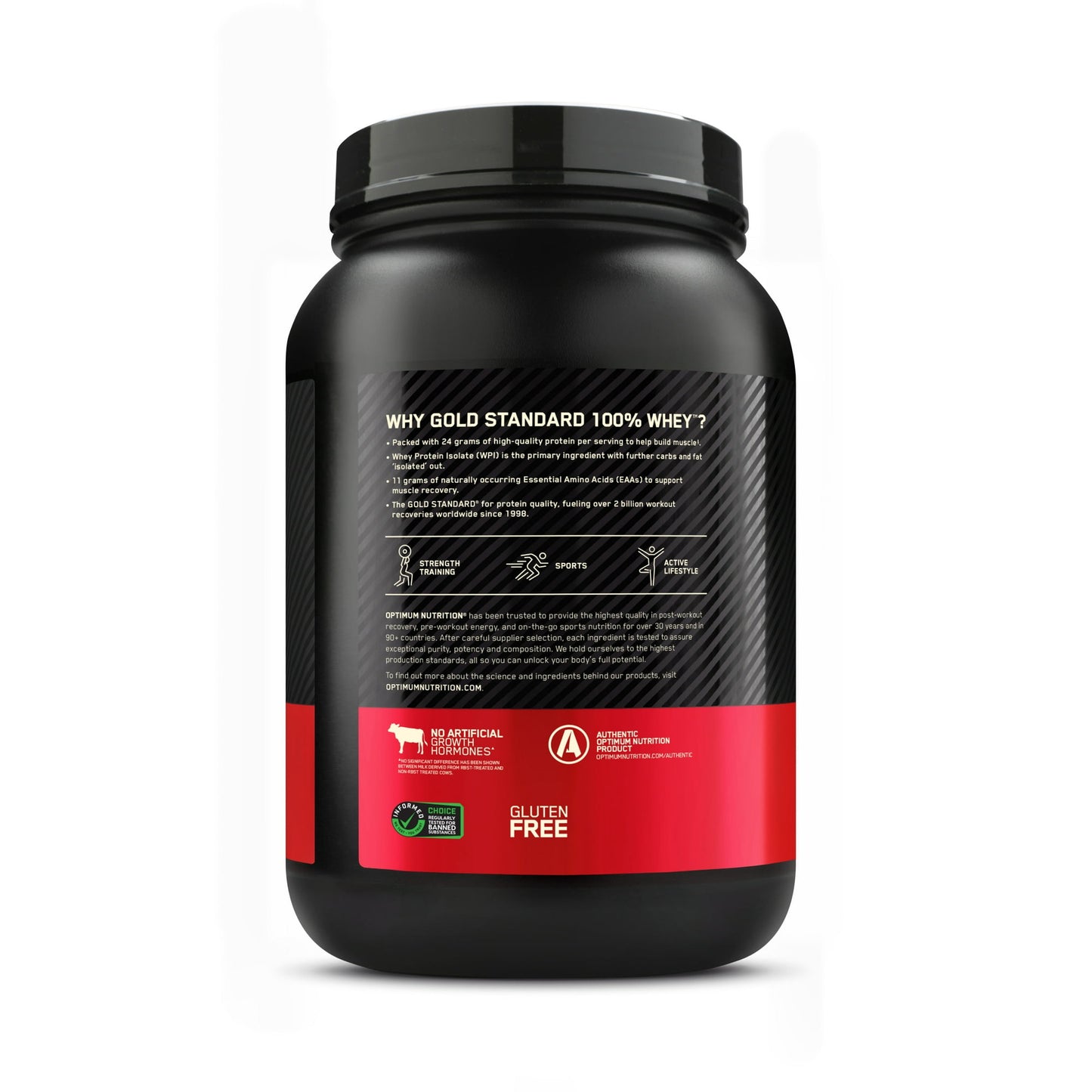Optimum Nutrition, Gold Standard 100% Whey Protein Powder, Double Rich Chocolate, 2 lb, 29 Servings