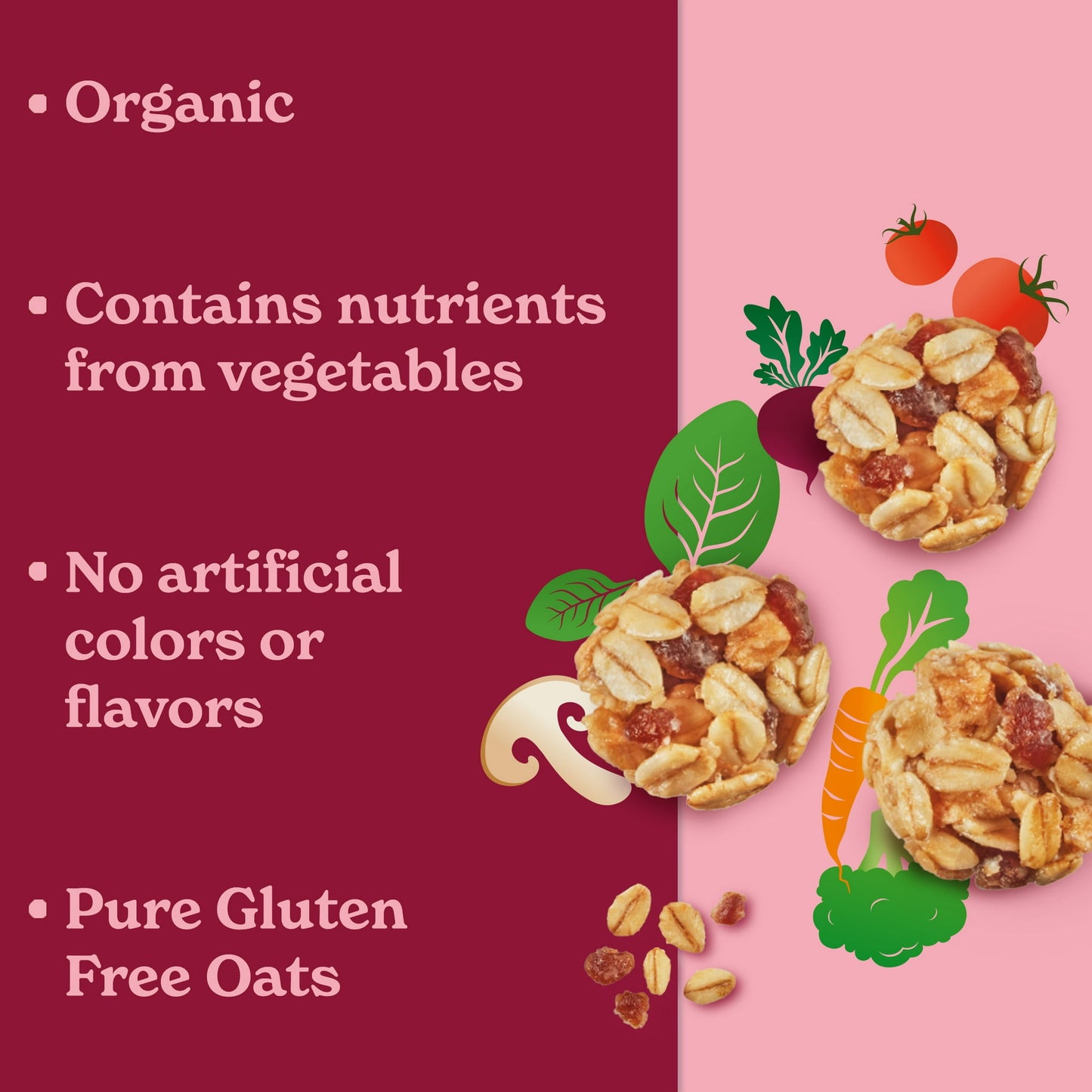 MadeGood Strawberry Granola Minis, 0.85 oz, 5 Count
