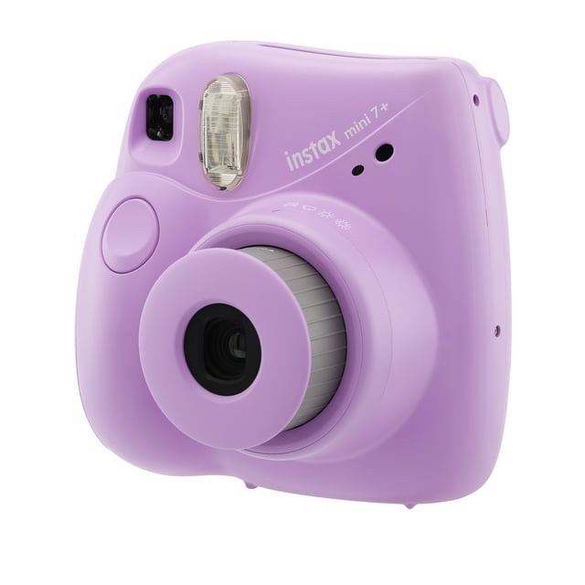 Fujifilm INSTAX Mini 7+ Exclusive Blister Bundle with Bonus Pack of Film (10-pack Mini Film), Lavender
