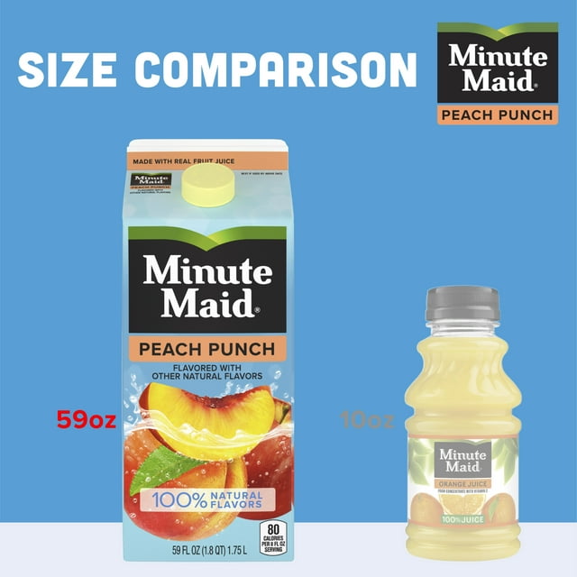 Minute Maid Premium Peach Fruit Juice Drink, 59 fl oz Carton