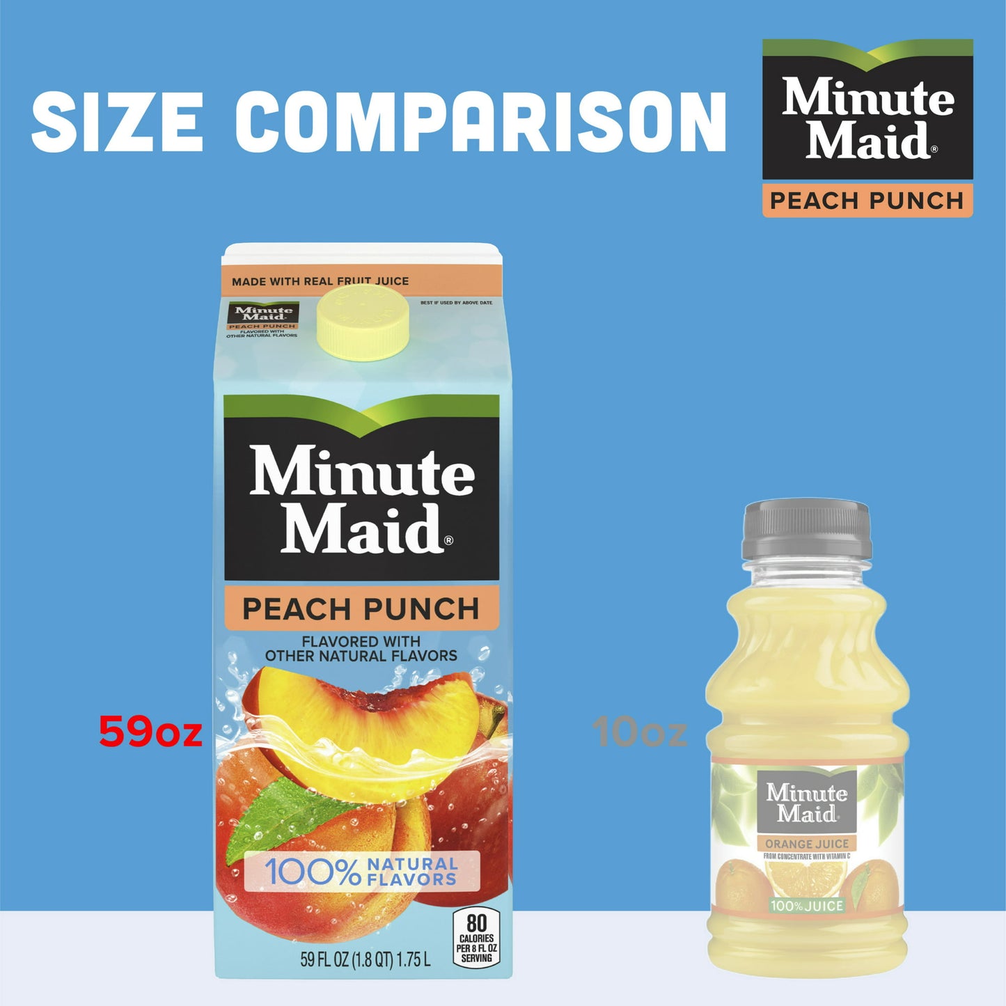 Minute Maid Premium Peach Fruit Juice Drink, 59 fl oz Carton