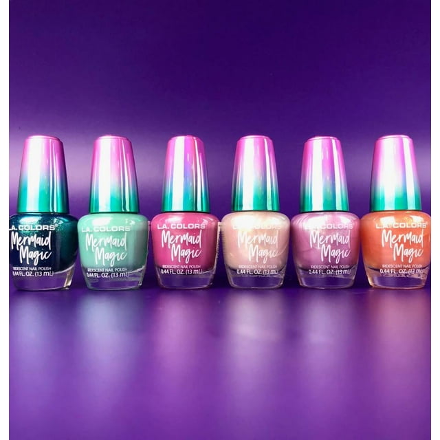 L.A. COLORS Mermaid Nail Polish, Hidden Treasure, 0.44 fl oz