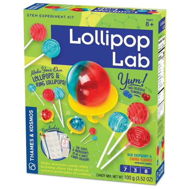 Thames and Kosmos Candy Lollipop Lab Stem Experiment Kit, Ages 8+