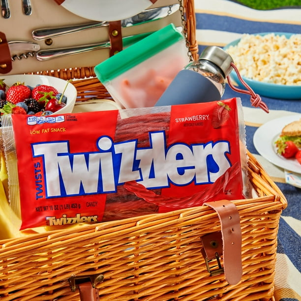 Twizzlers Twists Strawberry Candy, Bag 16 oz