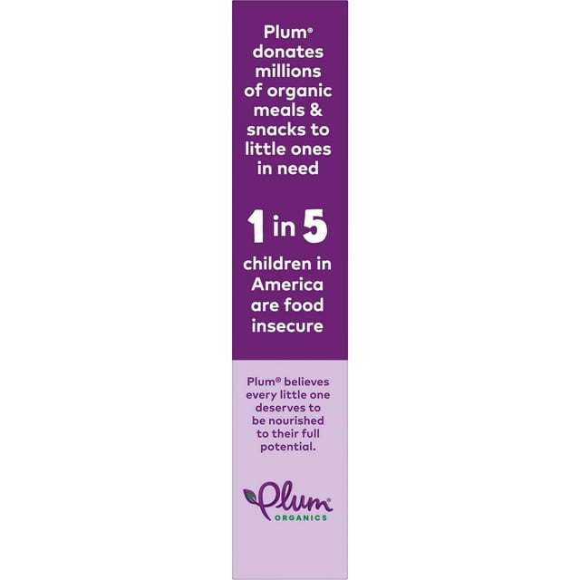 Plum Organics Mighty Snack Bars for Toddlers: Blueberry - 6 Ct, Baby Food