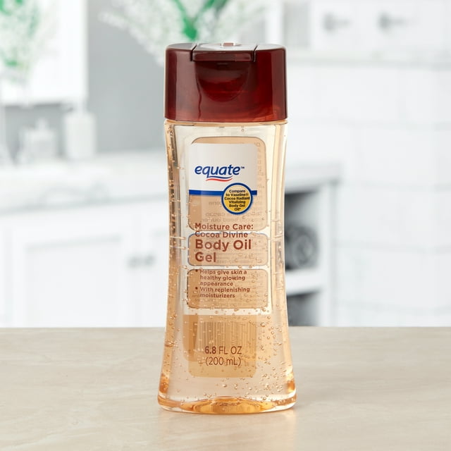 Equate Moisture Care Cocoa Divine Body Oil Gel, 6.8 fl. Oz.