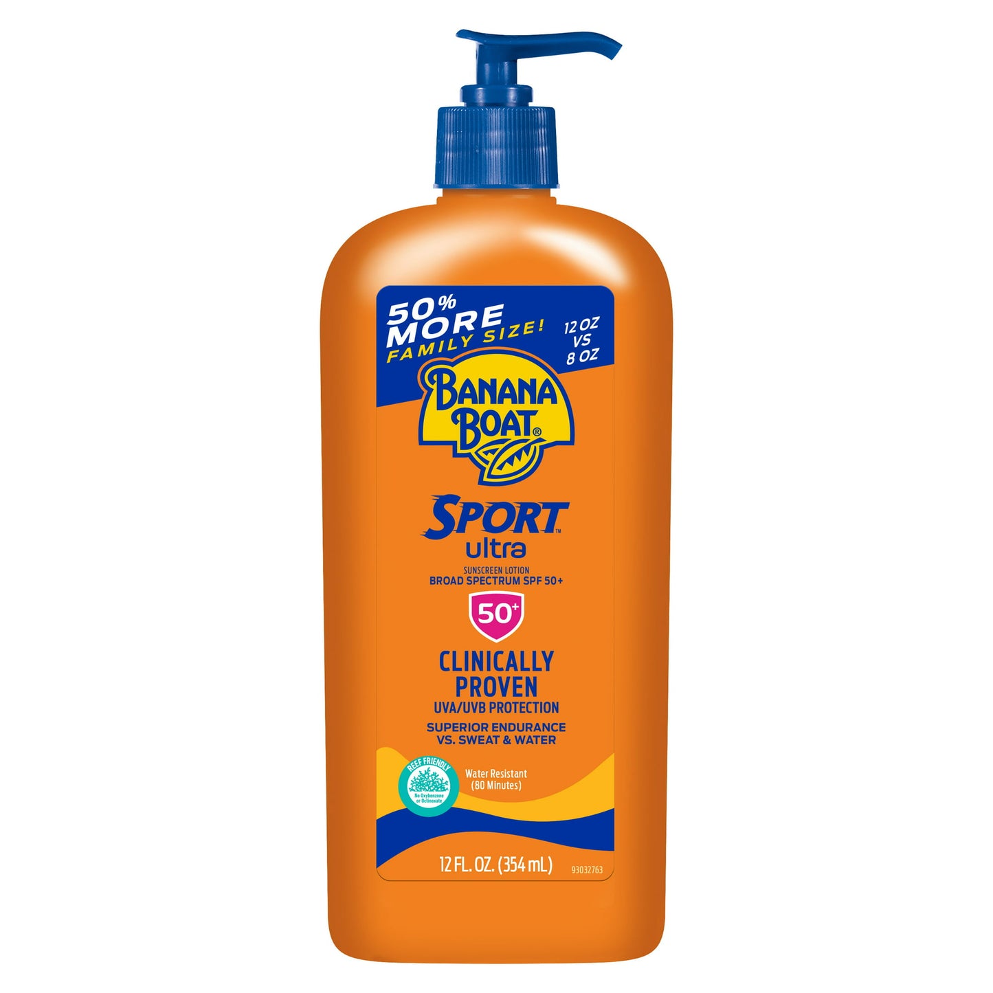 Banana Boat Ultra Sport Sunscreen Lotion SPF 50+, 12 oz