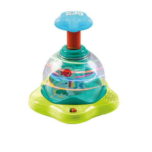 Bright Starts Press and Glow Spinner Electronic Learning Toy