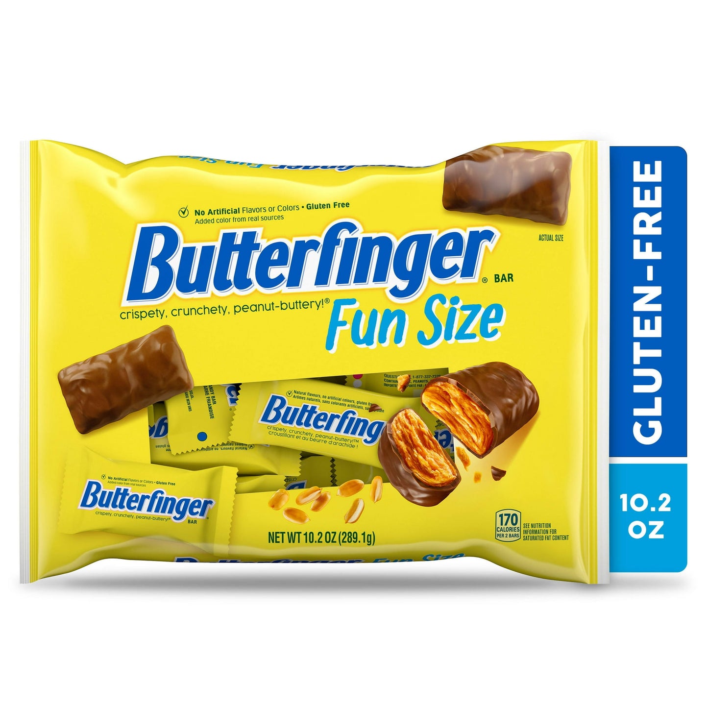 Butterfinger, Fun Size Candy Bars, Trick or Treat Candy, 10.2 Oz