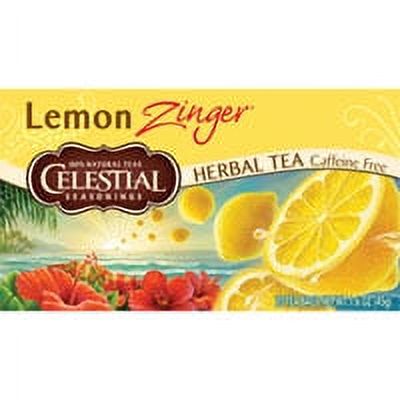 Celestial Seasoning Caffeine Free Natural Herbal Tea, True Blueberry - 20 Tea Bags, 2 Pack