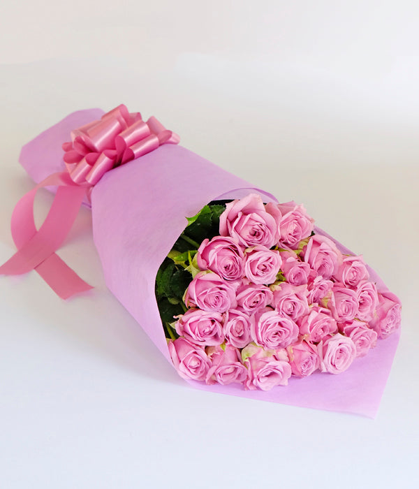 Cool Water Premium - Two Dozen Long Stem Lavender Roses