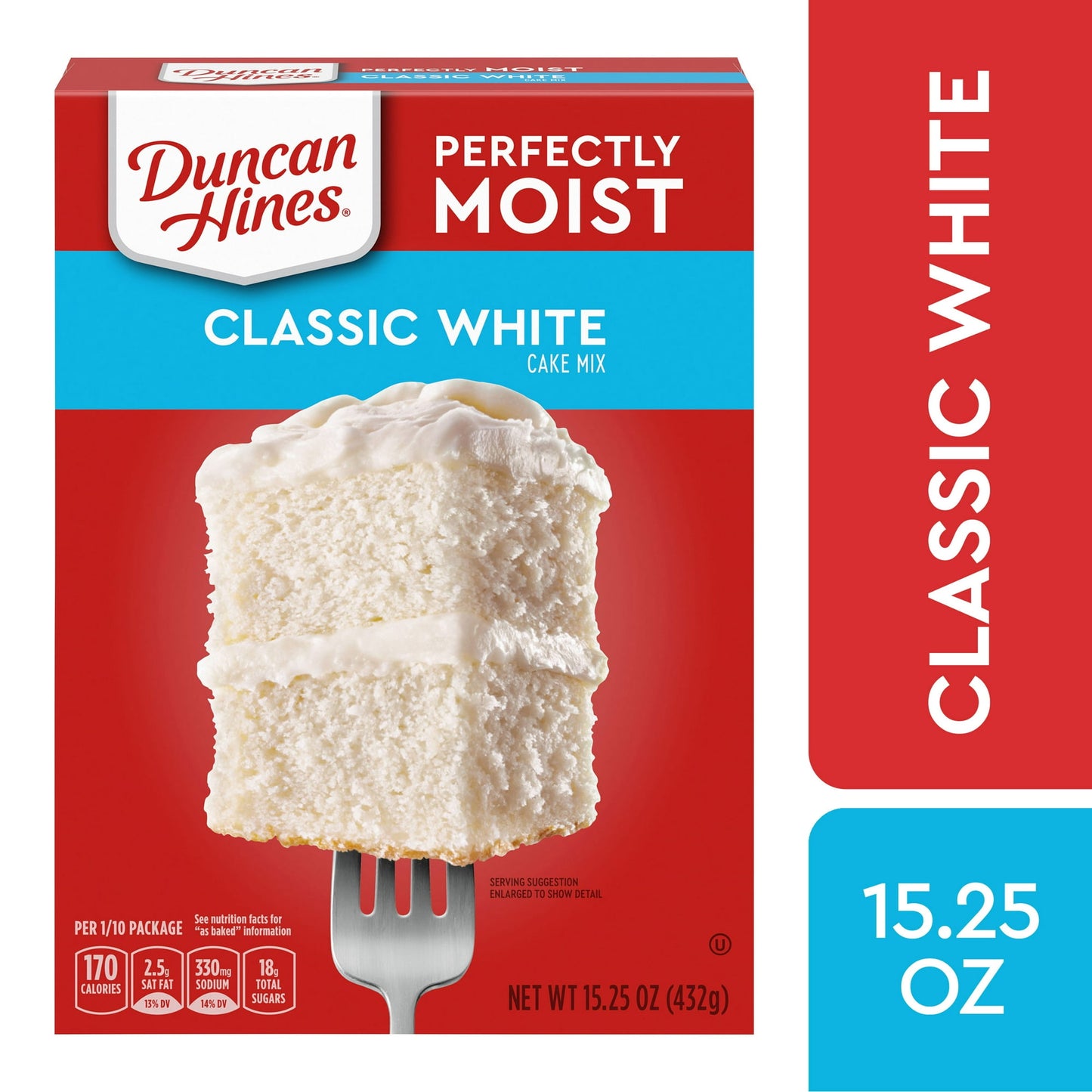 Duncan Hines Classic White Cake Mix, 15.25 Oz