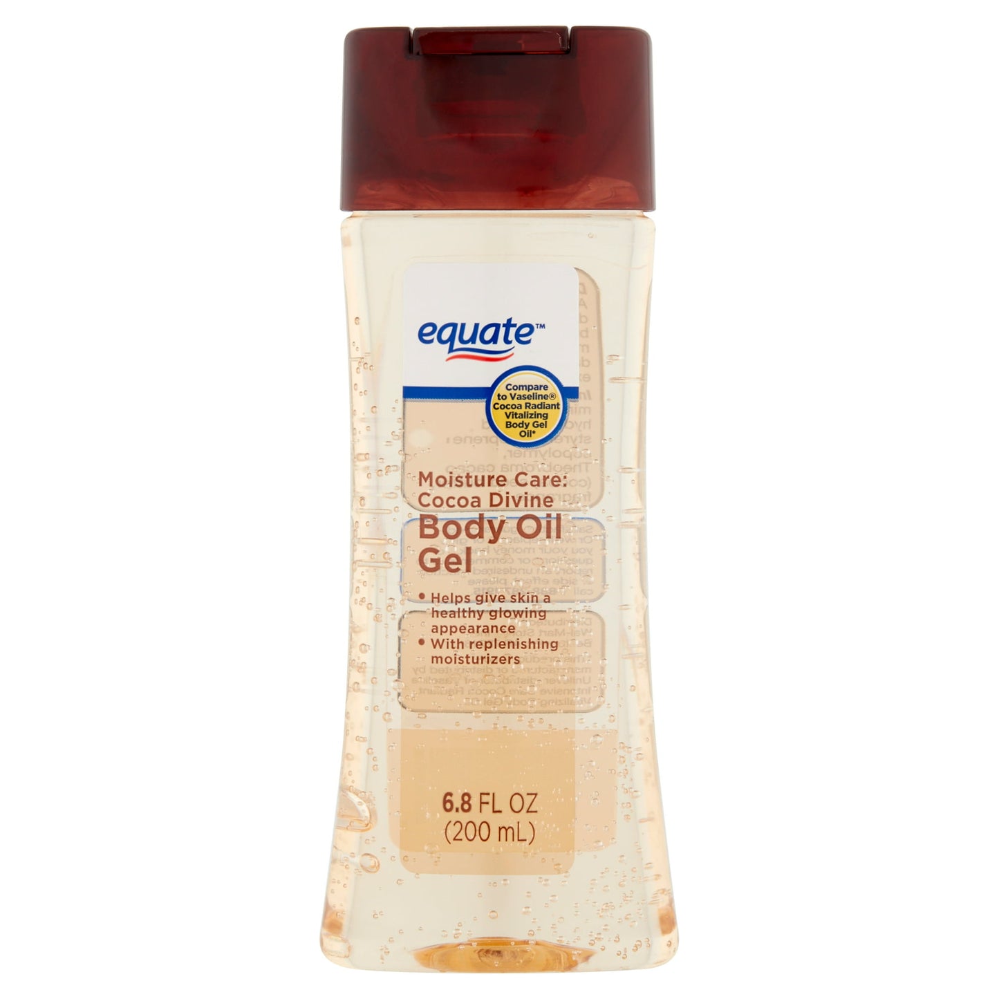 Equate Moisture Care Cocoa Divine Body Oil Gel, 6.8 fl. Oz.