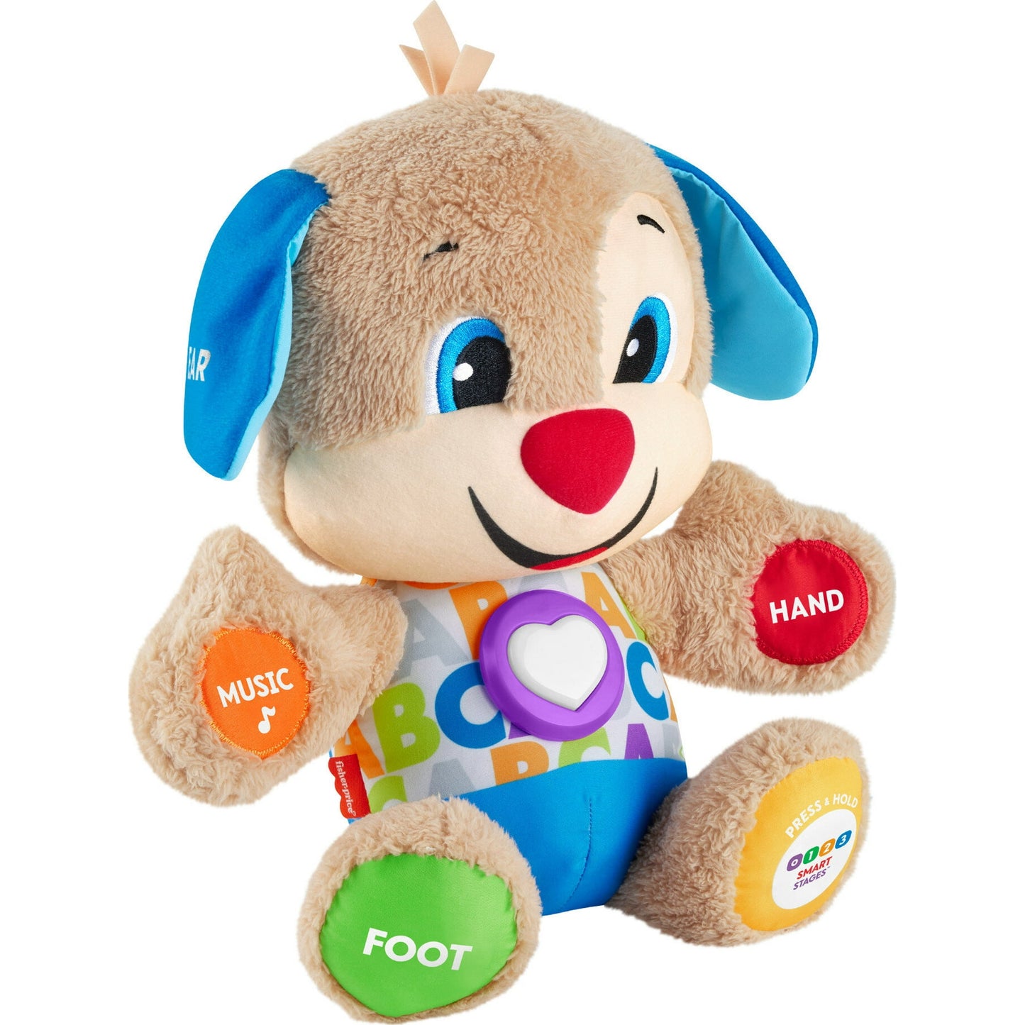 Fisher-Price Laugh and Learn Smart Stages Puppy Musical Plush Toy for Infants and Toddlers