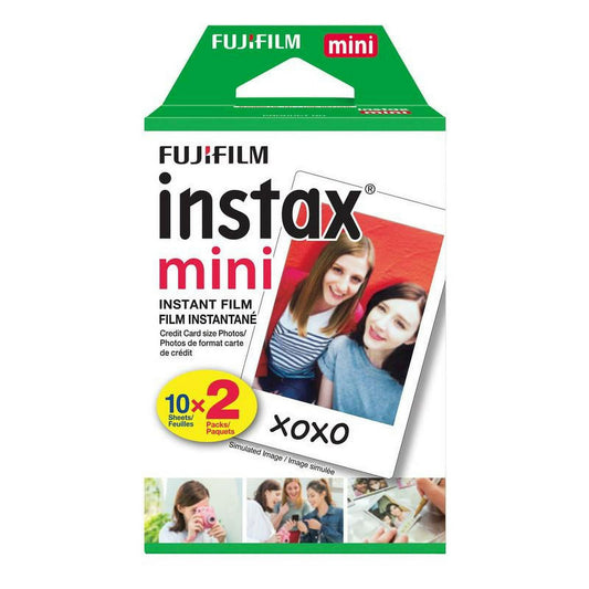 Fujifilm Instax Mini Twin Film Pack (20 Photos; Film Size of 8.6cm x 5.4cm)