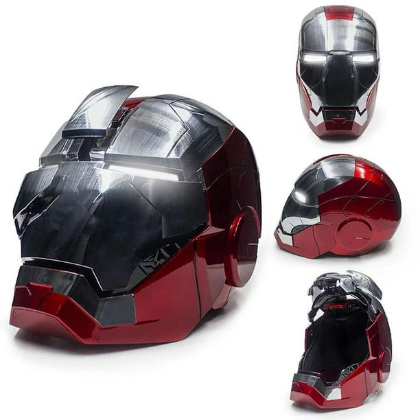 Iron Man Helmet Electronic Mark 5 Helmet Wearable Iron-man Mask with Sounds and LED Eyes 1:1 model