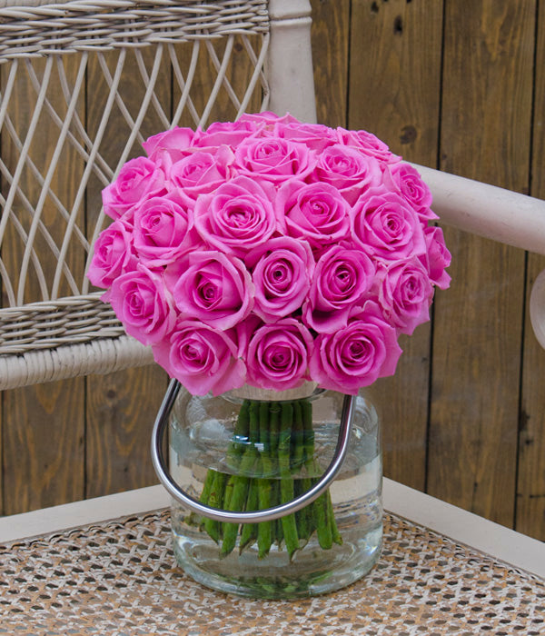 Joanne Premium - Two Dozen Long Stem Pink Roses
