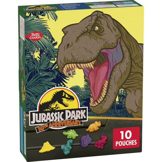 Jurassic World Fruit Flavored Snacks, Treat Pouches, 0.8 oz, 10 ct