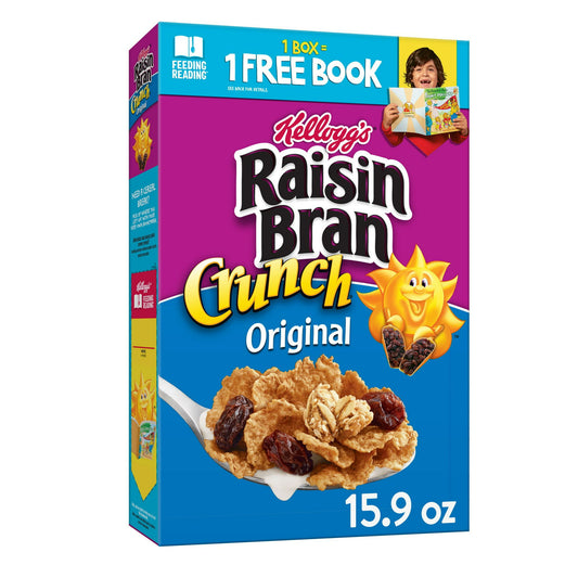 Kellogg's Raisin Bran Crunch Original Cold Breakfast Cereal, 15.9 oz