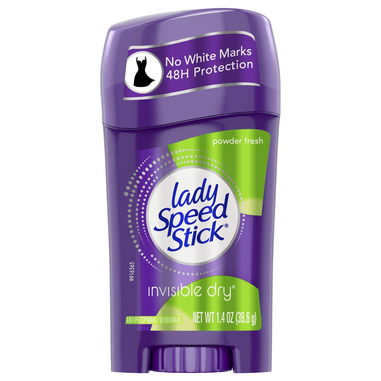Lady Speed Stick Invisible Dry Antiperspirant Female Deodorant, Powder Fresh, 1.4 oz