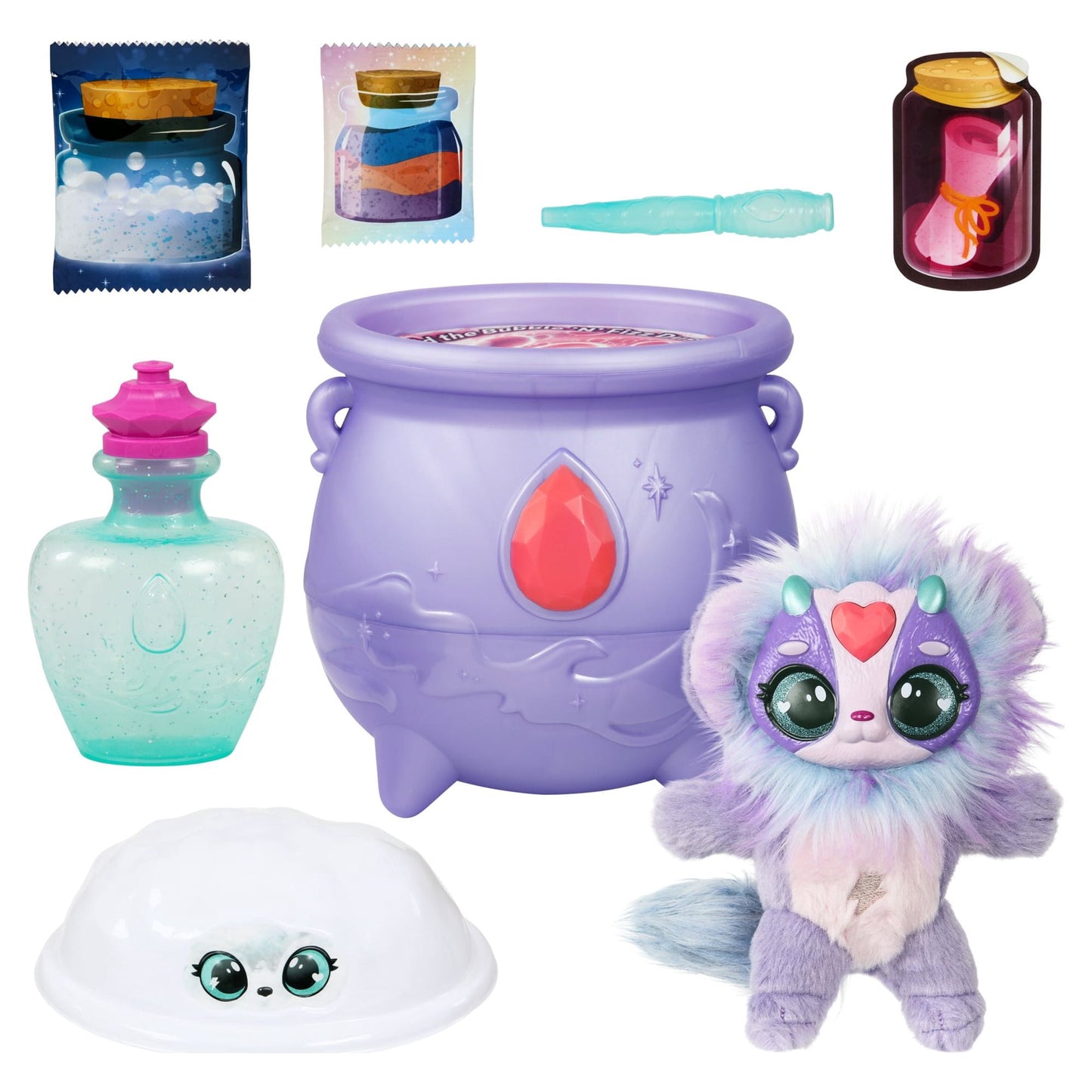 Magic Mixies Color Surprise Magic Purple Cauldron, Colors and Styles May Vary, Ages 5+