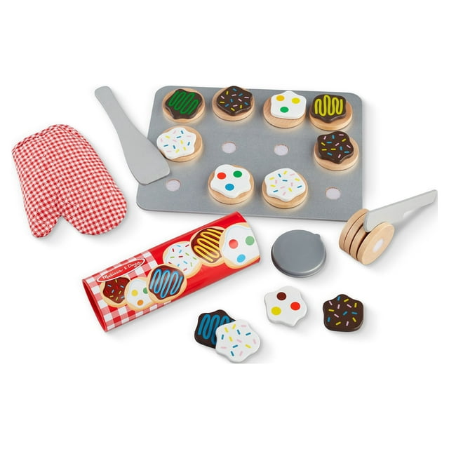 Melissa and Doug Slice and Bake Wooden Cookie Play Food Set