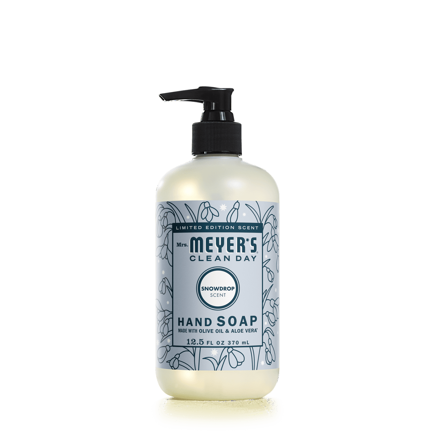 Mrs. Meyer's Clean Day Liquid Hand Soap, Limited Edition Snowdrop Scent, 12.5 oz