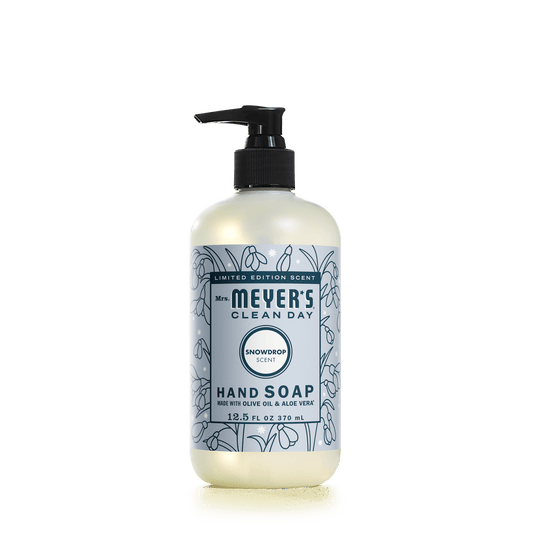 Mrs. Meyer's Clean Day Liquid Hand Soap, Limited Edition Snowdrop Scent, 12.5 oz