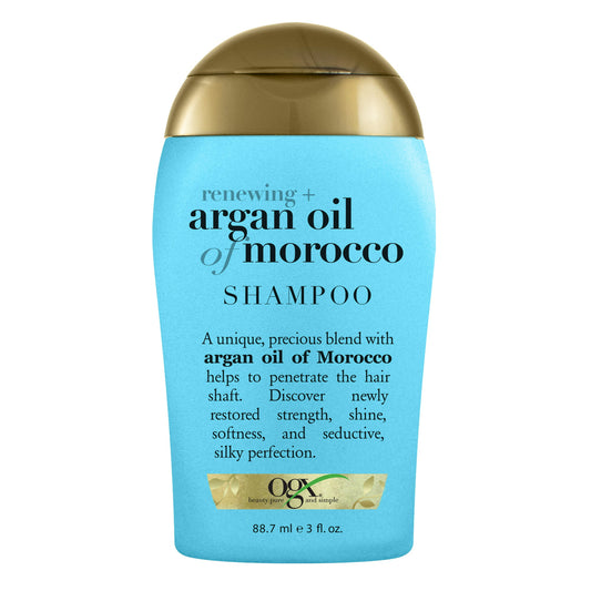 OGX Renewing Nourishing Moisturizing Shine Enhancing Daily Shampoo with Argan And Moroccan Oil, 3 fl oz