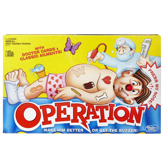 Operation: Family Party Board Game for Kids and Adults