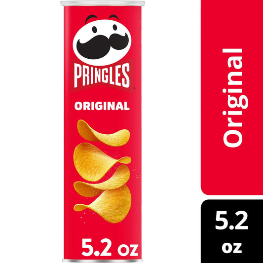 Pringles Original Potato Crisps Chips, 5.0z